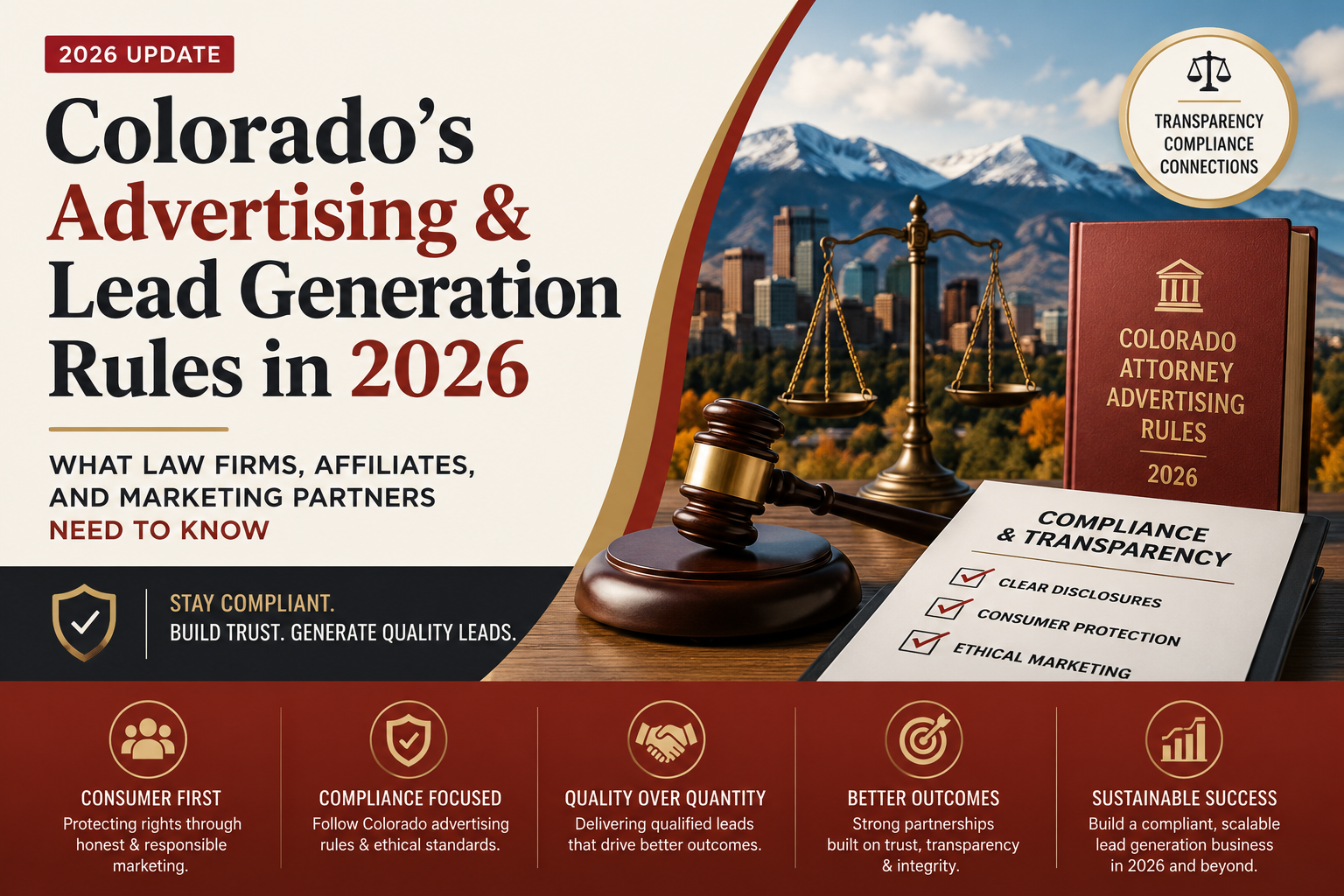 Colorado's 2026 Advertising & Lead Generation Rules: What Law Firms, Affiliates, and Marketing Partners Need to Know